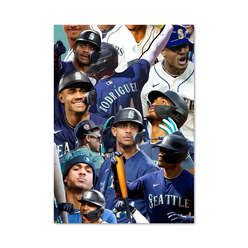 Poster Sourires à Seattle – affiche Baseball